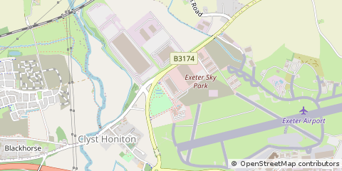 Map of Exeter, Devon