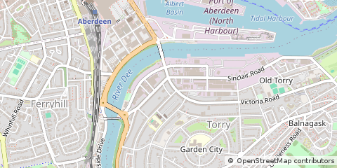 Map of Aberdeen
