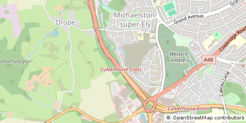 Map of Cardiff