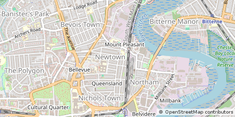 Map of Southampton