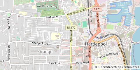 Map of Hartlepool