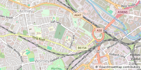 Map of Leeds