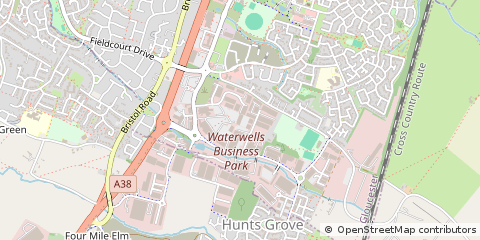 Map of Gloucester, Gloucestershire