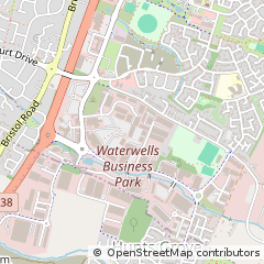 Map of Gloucester, Gloucestershire
