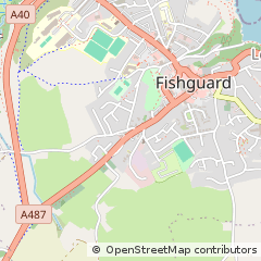 Map of Fishguard, Pemrokeshire