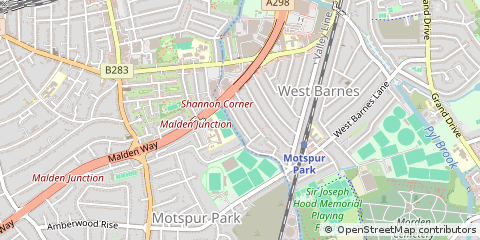 Map of NEW Malden