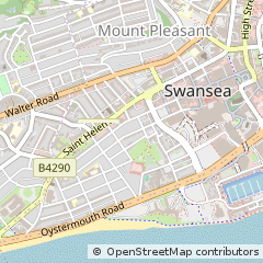 Map of Swansea