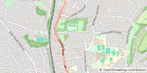 Map of Brighton, East Sussex