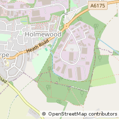 Map of Chesterfield, Derbyshire
