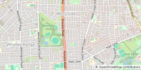 Map of Manchester