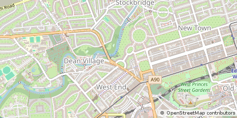 Map of Edinburgh