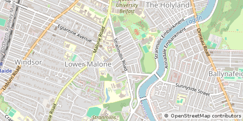 Map of Belfast