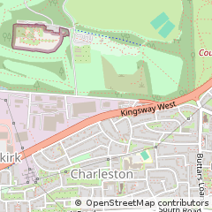 Map of Dundee, Angus