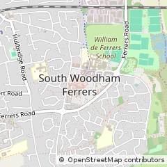 Map of South Woodham Ferrers, Essex
