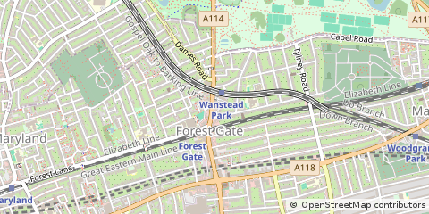 Map of London, Greater London