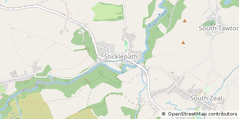 Map of Okehampton