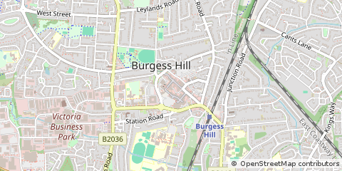 Map of West Sussex