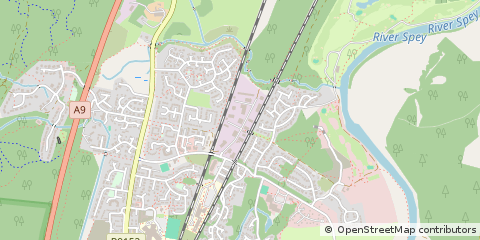 Map of Aviemore, Highland