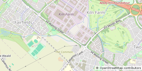 Map of Milton Keynes