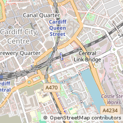 Map of Cardiff