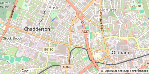 Map of Oldham