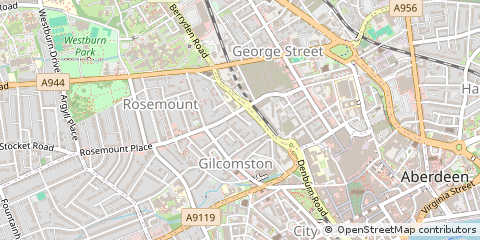 Map of Aberdeen