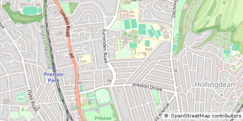 Map of Brighton, East Sussex