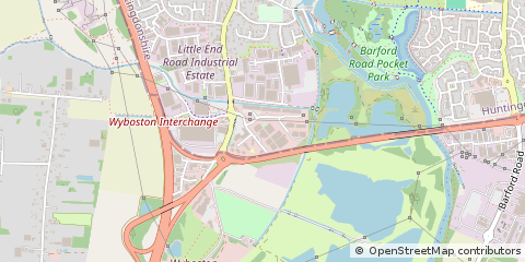 Map of ST Neots, Cambs