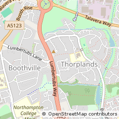 Map of Northampton