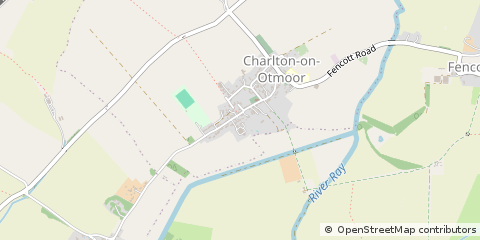 Map of Kidlington, Oxfordshire