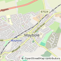 Map of Maybole, South Ayrshire
