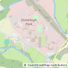 Map of Kenilworth, Warwickshire