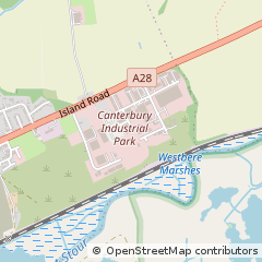Map of Canterbury, Kent