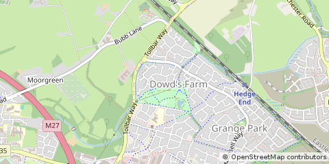 Map of Southampton, Hampshire
