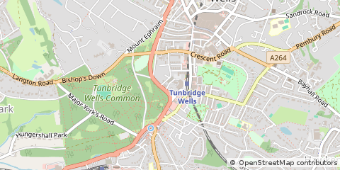 Map of Tunbridge Wells