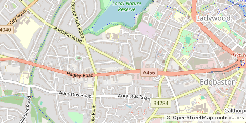Map of Birmingham