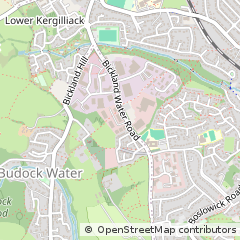 Map of Falmouth, Cornwall