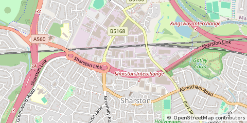 Map of Manchester