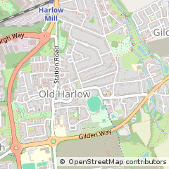 Map of OLD Harlow, Essex