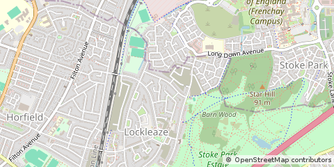 Map of Bristol, Avon