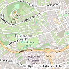 Map of Dundee