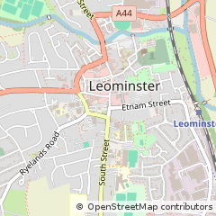 Map of Leominster, Lancashire