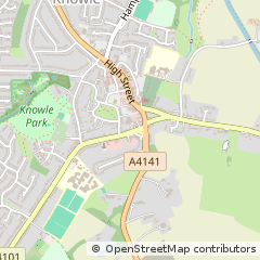Map of Solihull