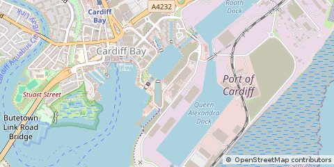 Map of Cardiff
