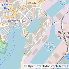 Map of Cardiff