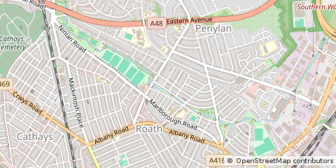 Map of Cardiff