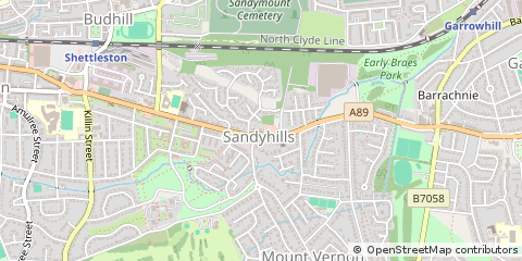 Map of Glasgow