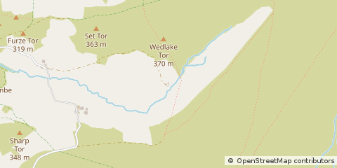 Map of Tavistock, Devon