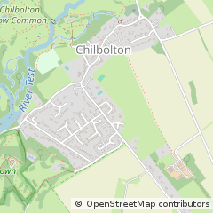 Map of Stockbridge, Hampshire