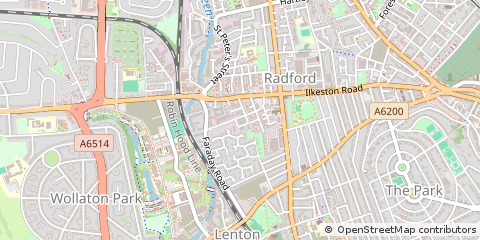 Map of Nottingham